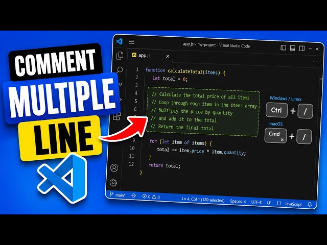 How to Comment Multiple Lines in VS Code (2026 Keyboard Shortcut)