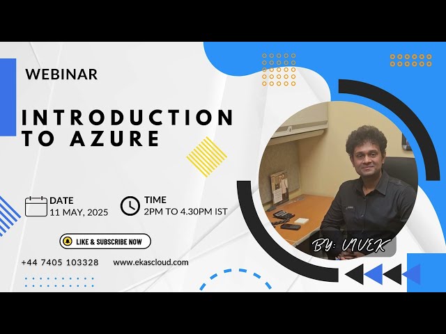 Introduction to Azure - Vivek #studentmade  | Ekascloud