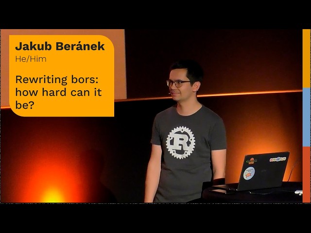 Rewriting bors: how hard can it be? (Jakub Beránek at RustWeek)