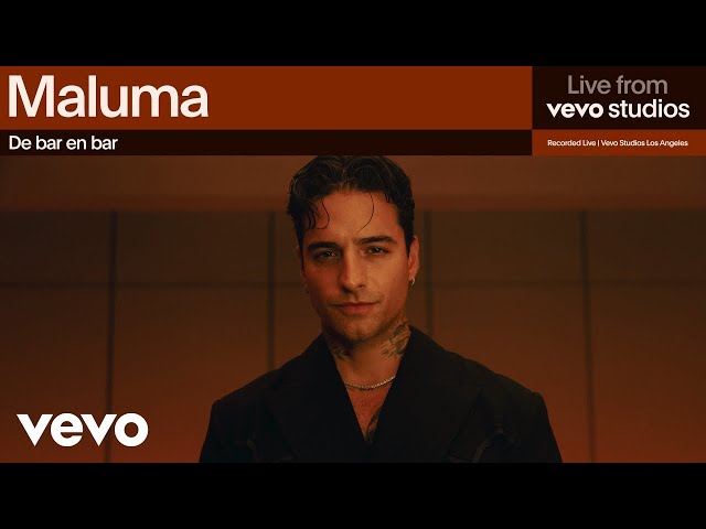 Maluma - Bar Hopping | Live from Vevo Studios