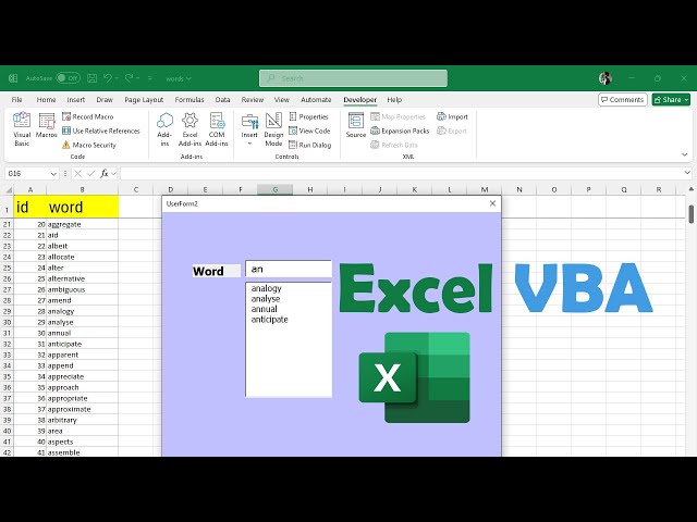 Excel VBA AutoComplete TextBox 🔥 Make Your Forms Like Modern Apps