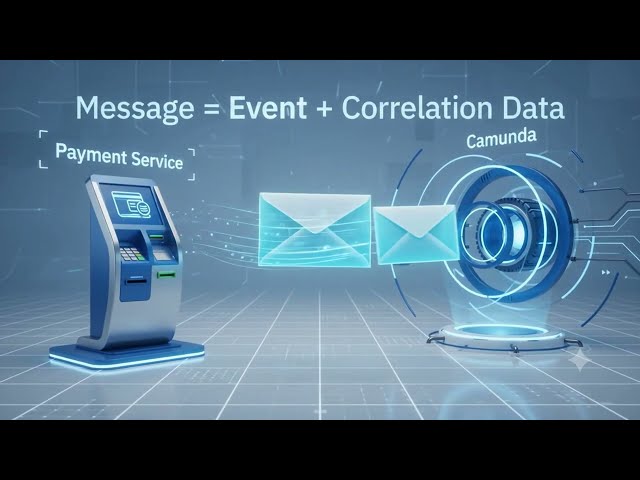 Camunda Message Events Explained | Message Start, Catch & Correlation | BPMN