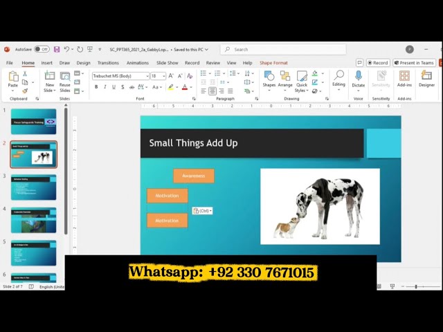 Shelly Cashman PowerPoint 365/2021 | Module 2: SAM Project 1a | SC PPT365 2021 2a | Full Solution