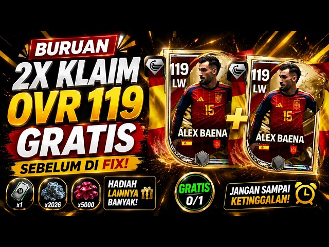 CLAIM THESE BEFORE THEY'RE PATCHED! HOW TO GET 2 FREE 119 OVR PLAYERS - CHEAP TOP UP FC MOBILE BA...
