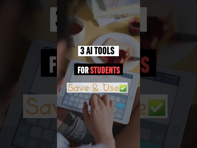 3 AI Tools For Students | Tech Vicky