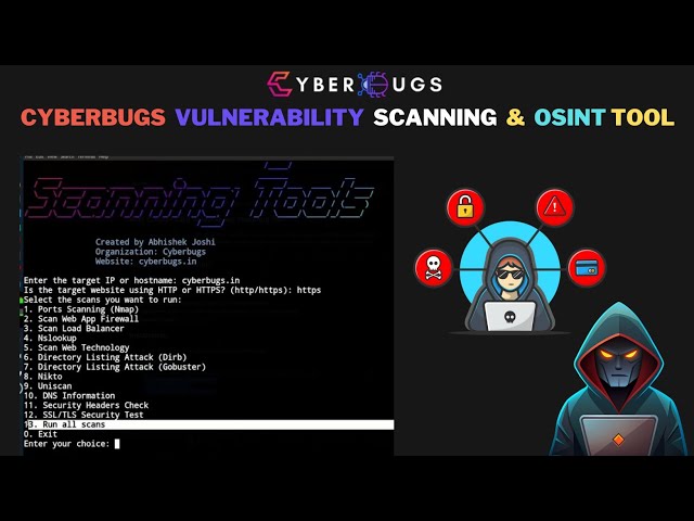 Vulnerability Scanner Tool | CBS Vulnerability Scanner | VAPT | Information Gathering Tool | OSINT