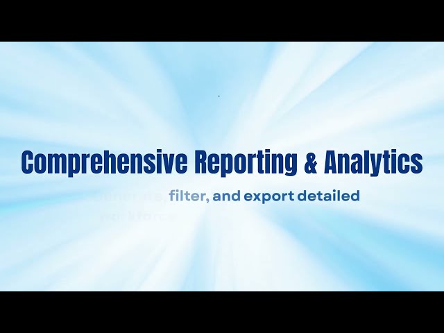 How to Generate & Filter Workforce Reports | Hourmaker Admin Analytics