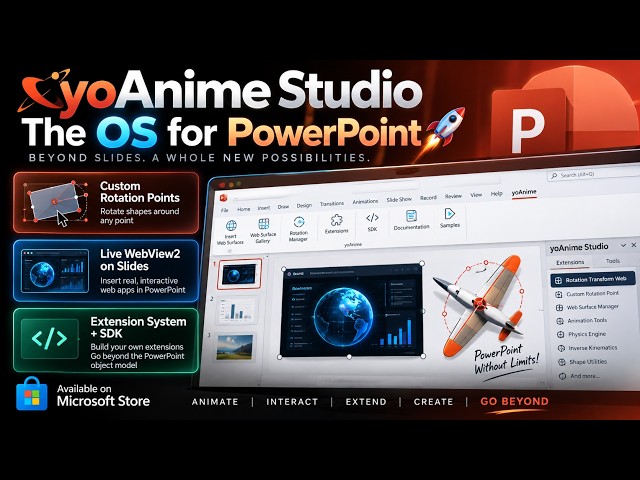 yoAnime Studio — The OS for PowerPoint 🚀