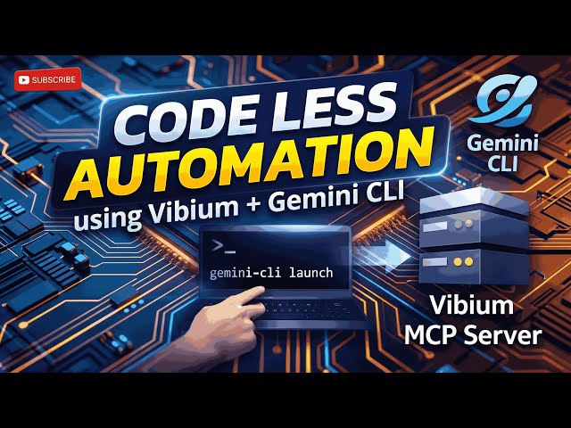 Vibium MCP + Gemini CLI (Free)= Terminal-Based Codeless AI Browser Automation