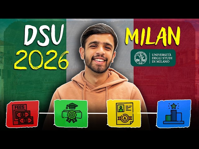 Convocatoria 2026: Todo sobre la beca regional DSU de Milán para estudiar en Italia 2026-27