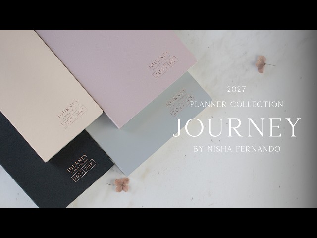 2027 JOURNEY PLANNER COLLECTION I By Nisha Fernando Designs