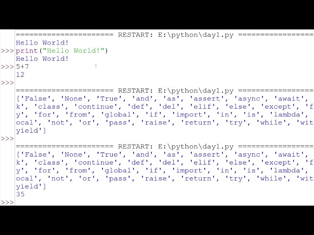 Python Tutorial Part1