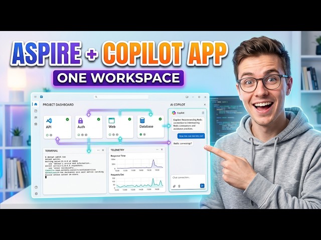 One Script to Run Aspire in the GitHub Copilot App
