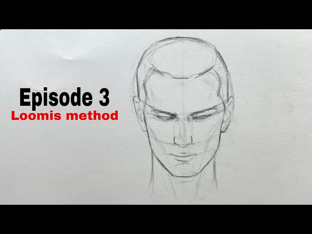 Loomis Method Portrait Drawing – Episode 3: Mastering the Downward-Looking Angle