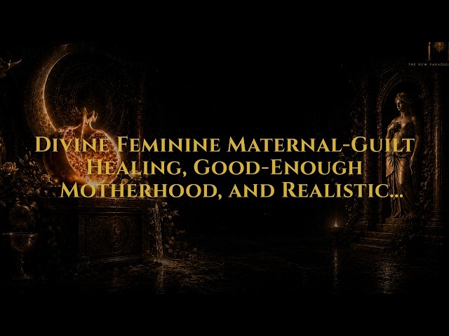 Divine Feminine Maternal-Guilt Healing, Good-Enough Motherhood, and Realistic Responsibility Sublimi