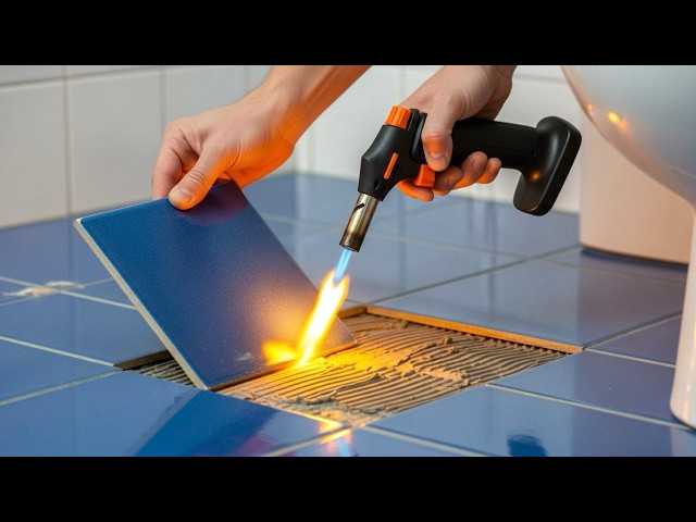 Method Surprised 50 Years Old Tiler! Remove Tiles Without Breaking