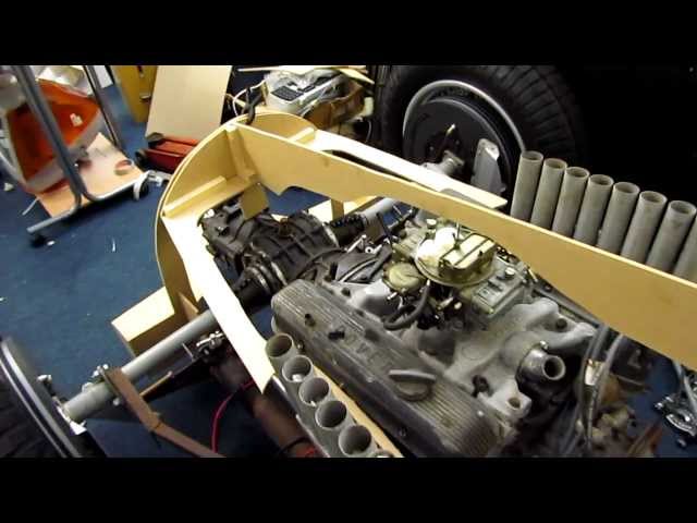 1936 Auto Union C Type under construction in my garage.