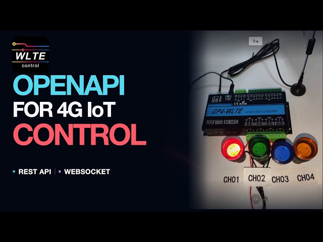 WLTE OpenAPI: Control Real 4G IoT Hardware from Your Software