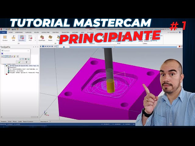 MASTERCAM Principiantes #1: ¡DOMINA la Estrategia DINAMIC MILL!