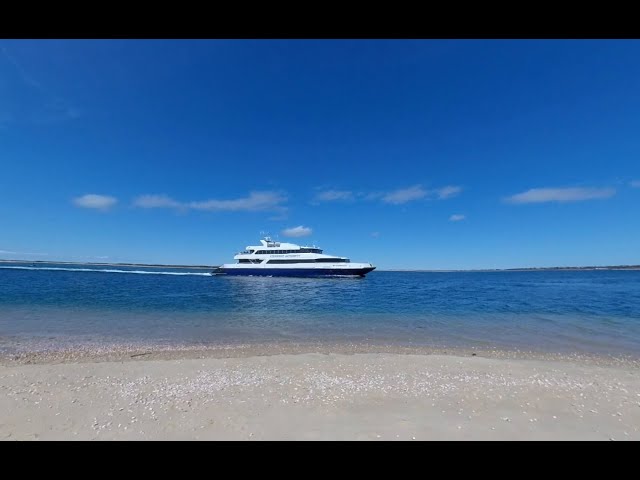 Steamship Authority Entering Nantucket Harbor 360 Video