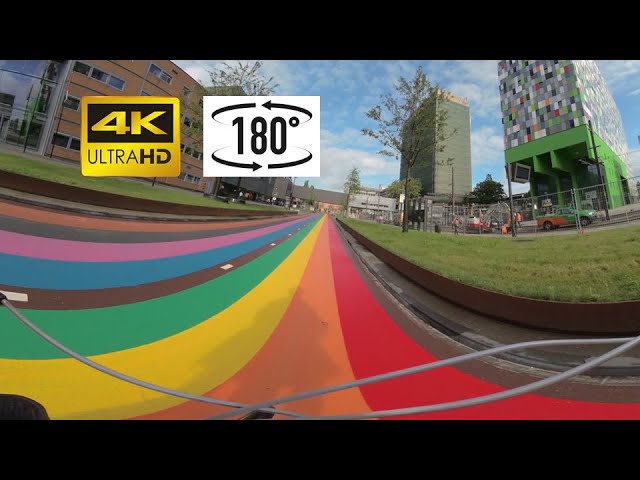 World's longest rainbow bike path in Utrecht!