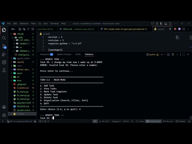 My todo list application fully powered by AI