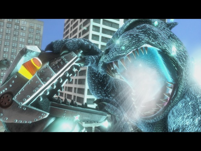 Godzilla and Zilla Take Down Mechagodzilla -- Fan Animation Thing Part 8