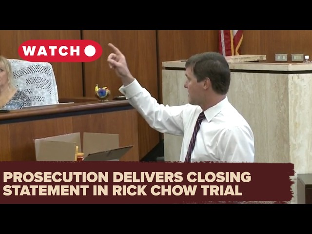 Prosecution closing argument in the Rick Chow murder trial: Full video