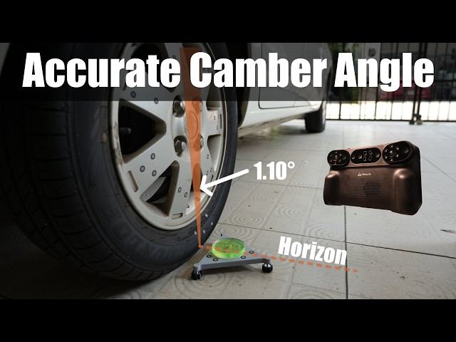 How to Measure Wheel Camber Angle Using a 3D Scanner