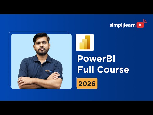 Power BI Full Course 2026 [FREE] | Power BI Tutorial For Beginners | Power BI Training | Simplilearn