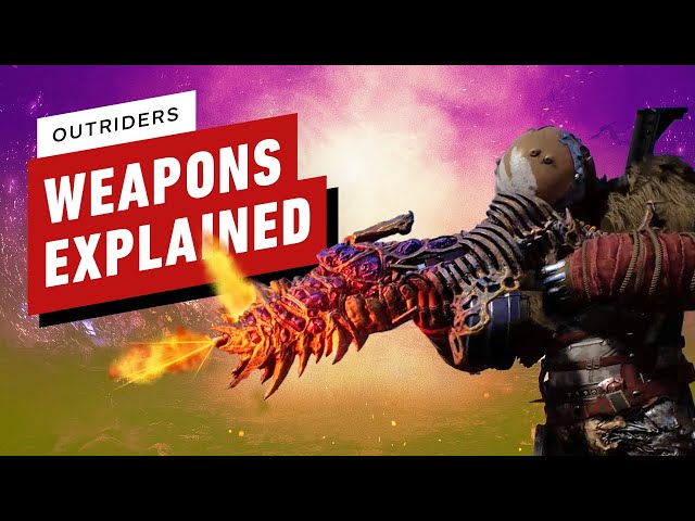 Outriders: Weapons Explained by Developers