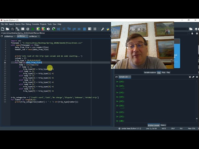 Processing and graphing data from CSV files in Python