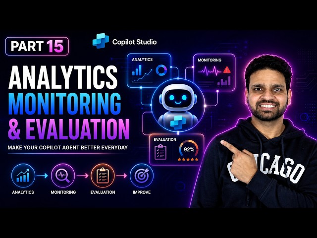 Copilot Studio | Analytics, Application Insights Monitoring and Evaluation (Part - 15)