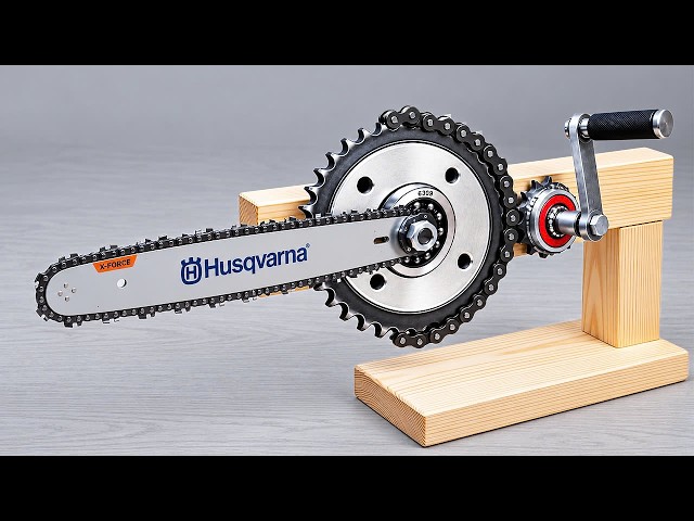 Billions of People Were Amazed by This Crazy Idea! Turns a Chainsaw into an Amazing Woodworking Tool