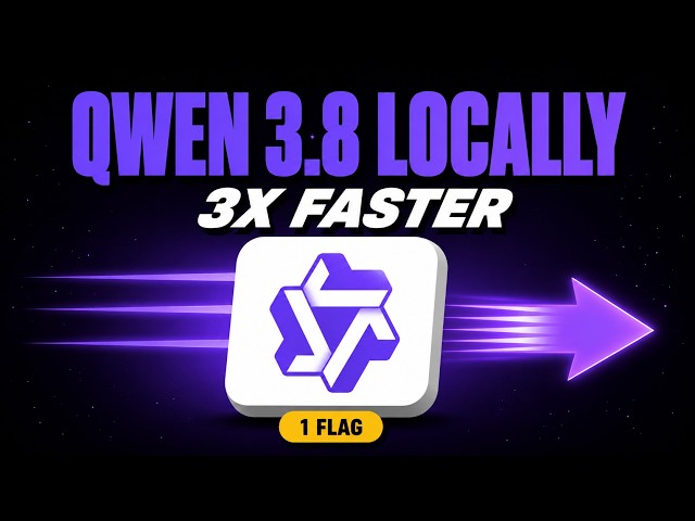 Qwen 3.8 27B is 3X Faster With ONE Setting