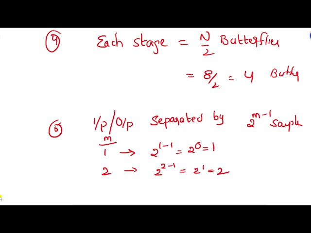 idft computation using DIT algorithm