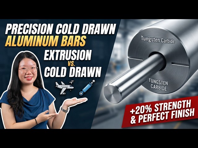 Why Cold Draw Aluminum? Tolerances, Strength & Surface Finish