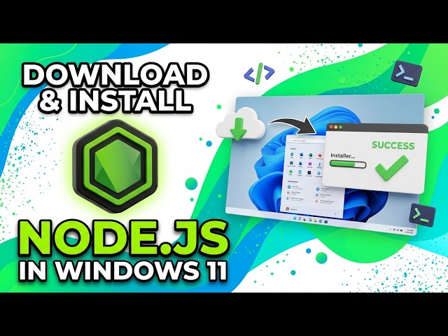 Install Node.js on Windows 11 | #nodejs