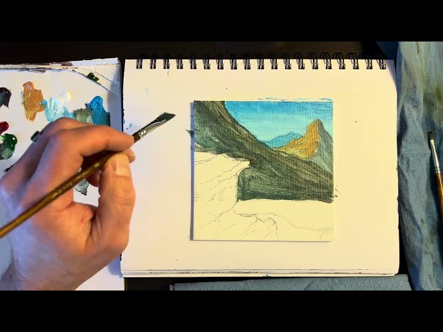 The Art of Tiny Acrylic Canvas Painting