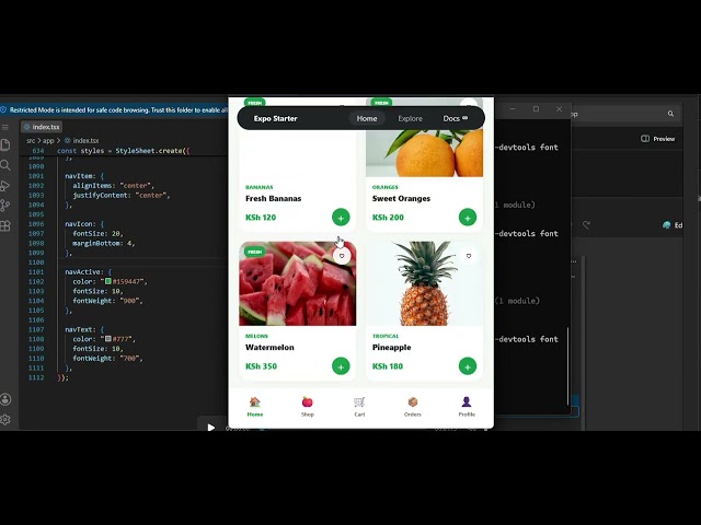 React native app 