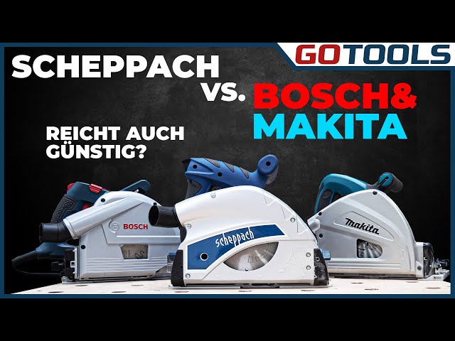 🔥 The plunge saw endurance test | Scheppach PL55 vs. Bosch GKT 55 GCE & Makita SP6000J | includin...
