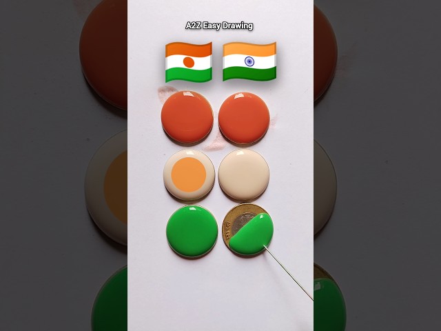 🇮🇳🇳🇪 / Jan Gana Mana / National Anthem / Independence Day Drawing #shorts #art #viral #15august