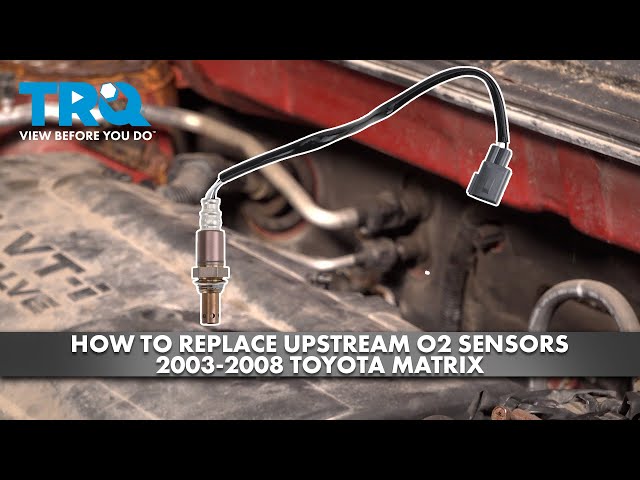 How to replace Upstream O2 Oxygen Sensor 2003-2008 Toyota Matrix 1.8L L4