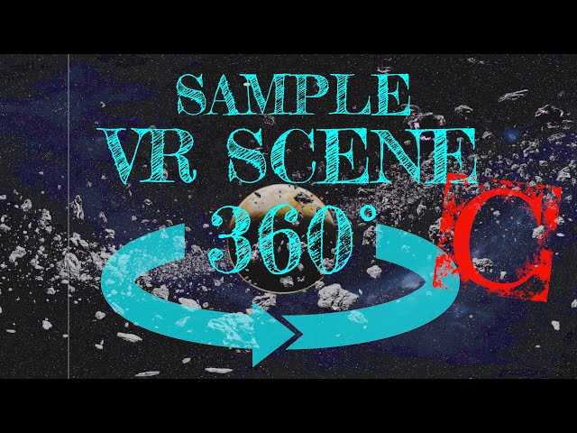 VR 360 Experience - UFO part 3: Starfield - Cycles 4K mono