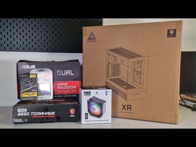 How I Built This Ultimate Budget Gaming PC!  - Montech XR - Full Build ASMR