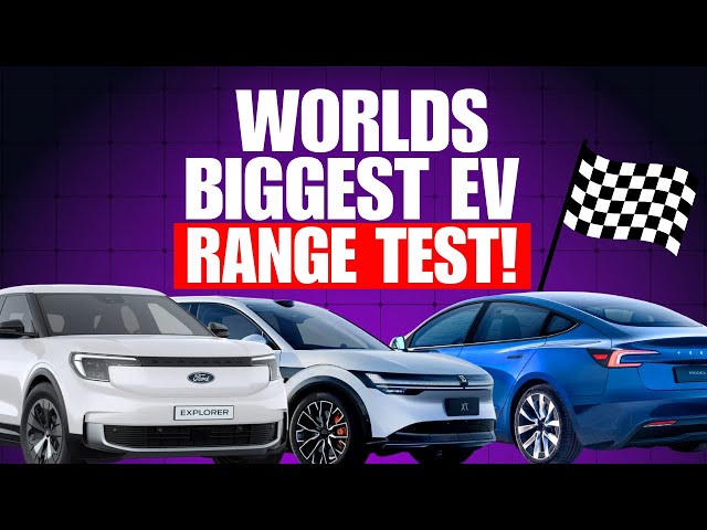 World's BIGGEST real world EV range test - 27 EVs driven until they died