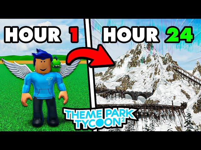 *24 HOUR* BUILD BATTLE In Theme Park Tycoon 2 vs. Thijmen0808