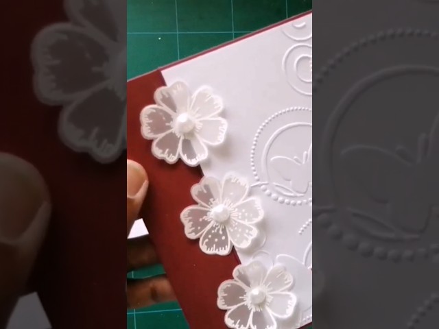 Amazing Vellum Floral Greeting Card 🌸 #shorts #papercraft #diy