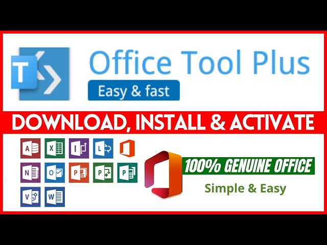 Easy and Fast Way to Deploy Microsoft Office Using Third Party Tool - Office Tool Plus (Updated)