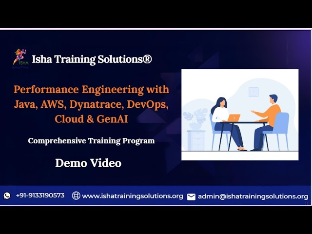 Performance Engineering with Java, AWS, Dynatrace,  Demo video on 27th July 2026.